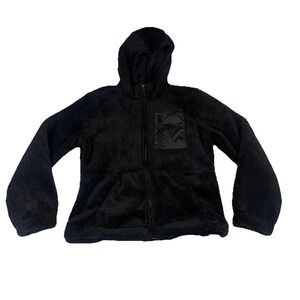 Spyder Jacket Womens M Black Sherpa Fleece Hooded Full Zip NWT MSRP $129